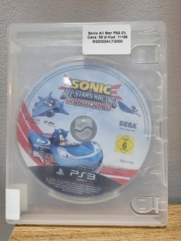 Sonic & All-Stars Racing Transformed PS3 Playstation 3 Używana