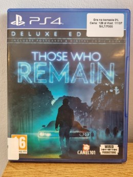 Those Who Remain PS4 PlayStation 4 Używane