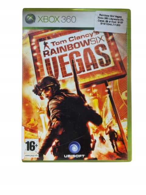 Tom Clansy's Rainbow Six Vegas xbox 360 Używane