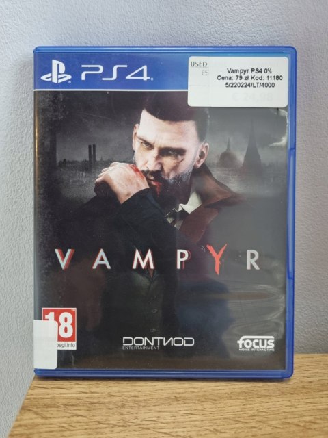 Vampyr PS4 PlayStation 4 Używana Vampyr PS4 PlayStation 4 Używana