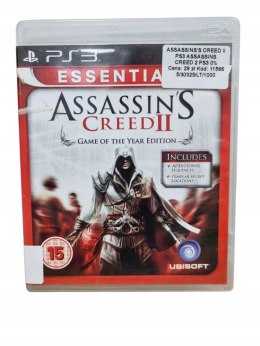 Assassin's Creed II Game of The Year Playstation 3 PS3 Używana