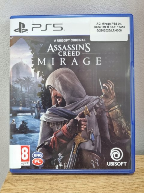 Assassin's Creed Mirage PS5 Playstation 5 Używana Assassin's Creed Mirage PS5 Playstation 5 Używana