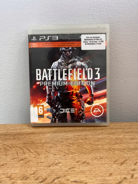 Battlefield 3 Premium Edition Playstation 3 PS3 Używana Battlefield 3 Premium Edition Playstation 3 PS3 Używana