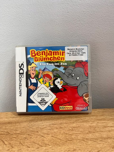 Benjamin Blumchen Ein Tag im Zoo Nintendo DS Używana