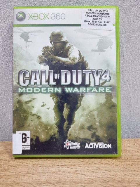 Call of Duty 4: Modern Warfare Xbox 360 Używana Call of Duty 4: Modern Warfare Xbox 360 Używana