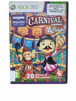 Carnival Games In Action KINECT Xbox 360 Używana
