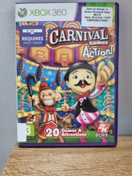 Carnival Games In Action KINECT Xbox 360 Używana