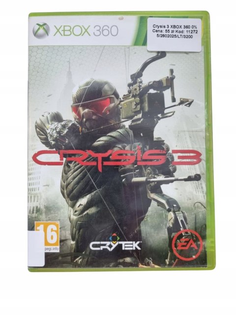 Crysis 3 Xbox 360 Używana