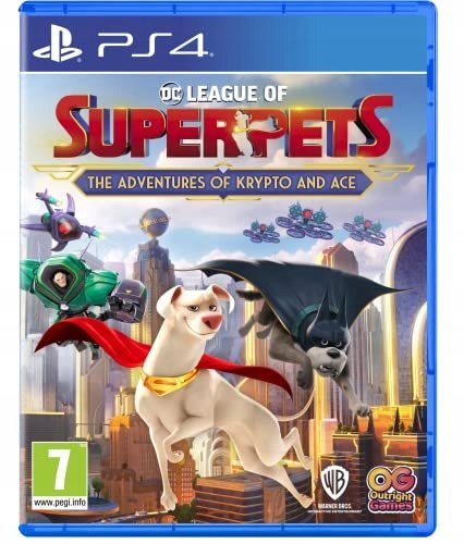 DC LEAGUE OF SUPER-PETS: THE ADVENTURES OF KRYPTO AND ACE PS4 Nowa Gra DC LEAGUE OF SUPER-PETS: THE ADVENTURES OF KRYPTO AND ACE PS4 Nowa Gra