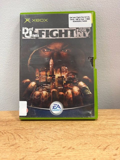 DEF JAM FIGHT FOR NY Xbox Classic Używana DEF JAM FIGHT FOR NY Xbox Classic Używana