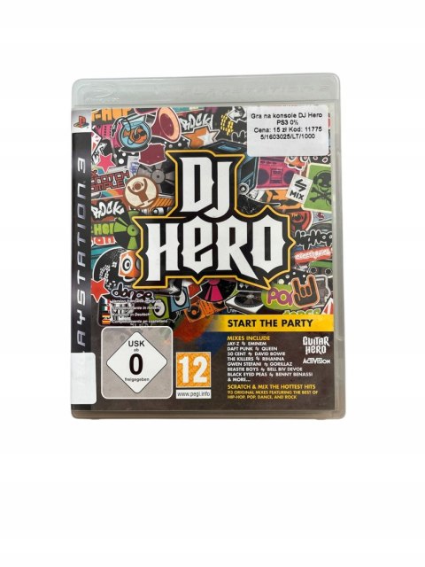 DJ HERO Playstation 3 PS3 Używana