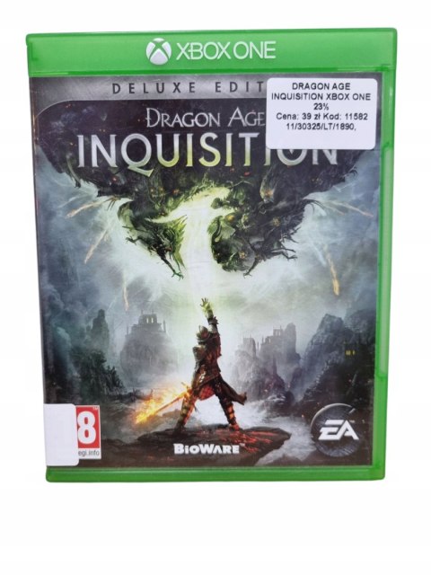 DRAGON AGE INQUISITION DELUXE EDITION Xbox ONE Używana