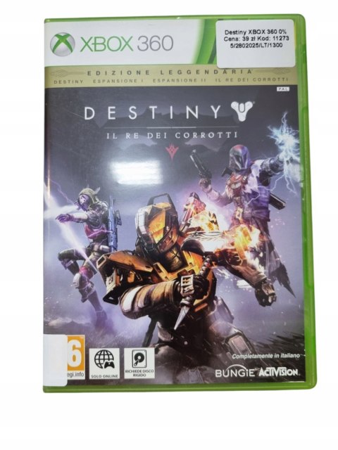 Destiny: The Taken King Xbox 360 Używana Destiny: The Taken King Xbox 360 Używana