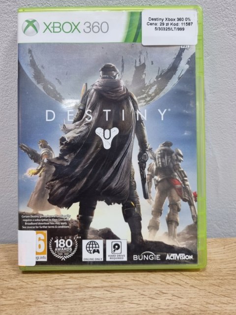 Destiny Xbox 360 Używana Destiny Xbox 360 Używana