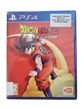 Dragon Ball Z Kakarot Playstation 4 PS4 Używana