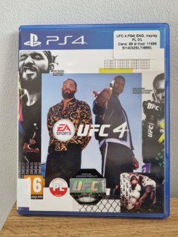 EA Sports UFC 4 Playstation 4 PS4 Używana