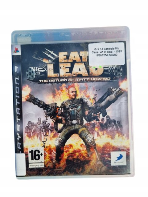 Eat Lead Playstation 3 PS3 Używana Eat Lead Playstation 3 PS3 Używana