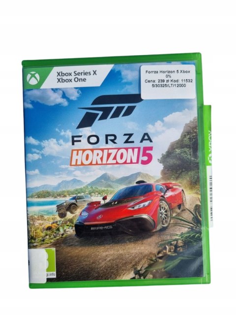 FORZA HORIZON 5 Xbox One Series X Używana FORZA HORIZON 5 Xbox One Series X Używana
