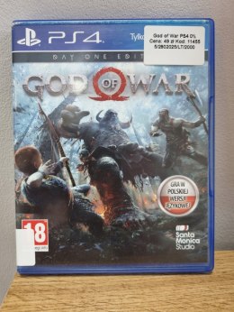 GOD OF WAR PS4 Playstation 4 Używana