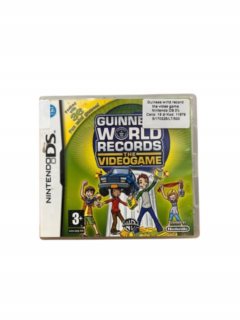 GUINNESS BOOK OF RECORDS: THE VIDEOGAME Nintendo DS Używana GUINNESS BOOK OF RECORDS: THE VIDEOGAME Nintendo DS Używana