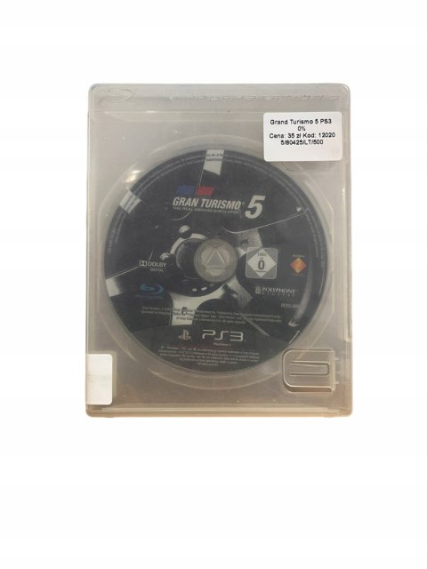 Gran Turismo 5 Playstation 3 PS3 Używana Gran Turismo 5 Playstation 3 PS3 Używana
