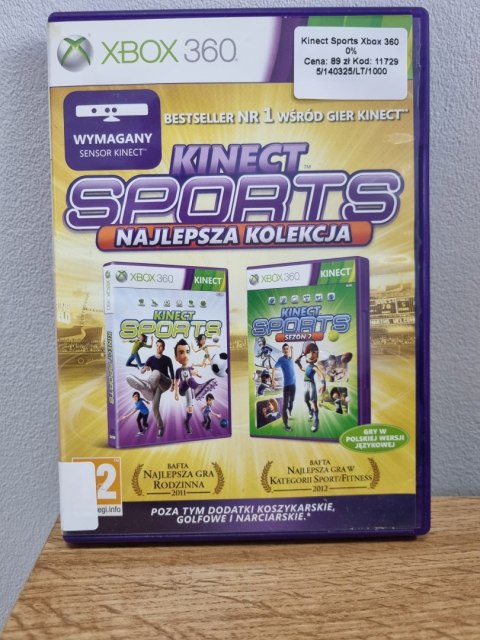 Kinect Sports Najlepsza Kolekcja Xbox 360 Używana Kinect Sports Najlepsza Kolekcja Xbox 360 Używana