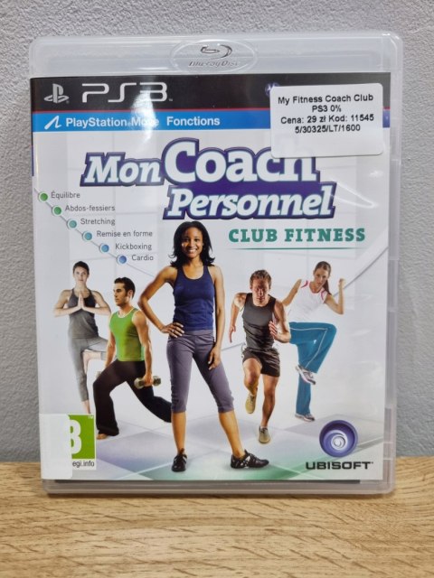 MON COACH PERSONNEL - CLUB FITNESS Playstation 3 PS3 Używana MON COACH PERSONNEL - CLUB FITNESS Playstation 3 PS3 Używana