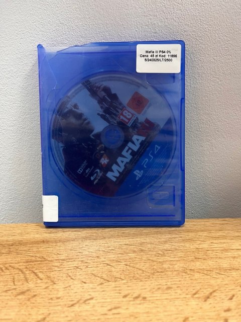 Mafia III Playstation 4 PS4 Używana Mafia III Playstation 4 PS4 Używana