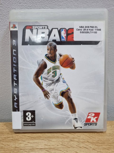 NBA 2K8 Playstation 3 PS3 Używana NBA 2K8 Playstation 3 PS3 Używana