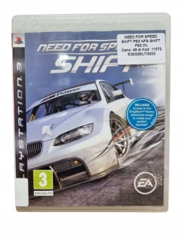 Need For Speed Shift Playstation 3 PS3 Używana