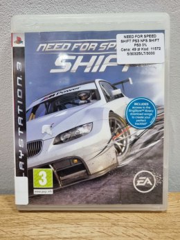 Need For Speed Shift Playstation 3 PS3 Używana