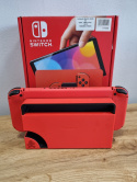 Nintendo Switch OLED Mario Edition + Karta pamięci 128 GB | W pudełku | Używany