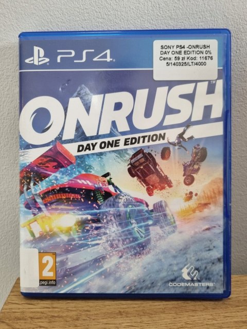 ONRUSH DAY ONE EDITION Playstation 4 PS4 Używana ONRUSH DAY ONE EDITION Playstation 4 PS4 Używana