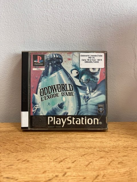 Oddworld: L'Exode D'Abe (Abe's Exoddus) Playstation 1 PS1 Używana Oddworld: L'Exode D'Abe (Abe's Exoddus) Playstation 1 PS1 Używana