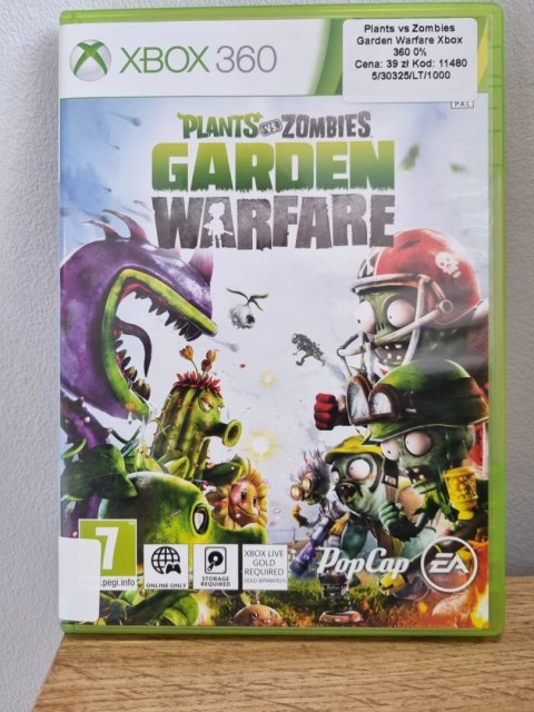 PLANTS VS ZOMBIES GARDEN WARFARE Xbox 360 Używana PLANTS VS ZOMBIES GARDEN WARFARE Xbox 360 Używana