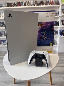 Playstation 5 Fat PS5 z napedem + Oryginalny Pad Dualsense | Używana | z pudełkiem