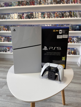 Playstation 5 Slim Digital Edition + Oryginalny Pad DualSense | Używana | z pudełkiem