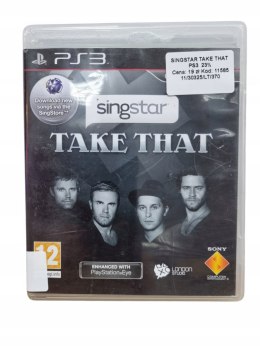 SINGSTAR TAKE THAT Playstation 3 PS3 Używana