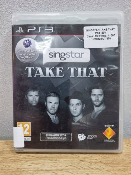 SINGSTAR TAKE THAT Playstation 3 PS3 Używana
