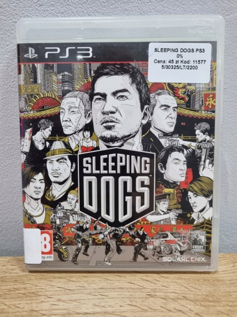 Sleeping Dogs Playstation 3 PS3 Używana Sleeping Dogs Playstation 3 PS3 Używana