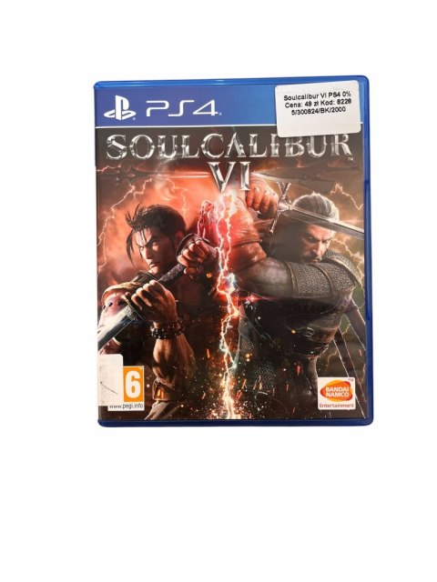 Soulcalibur VI Playstation 4 PS4 Używana Soulcalibur VI Playstation 4 PS4 Używana