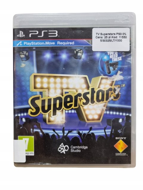 TV Superstars Playstation 3 PS3 Używana TV Superstars Playstation 3 PS3 Używana