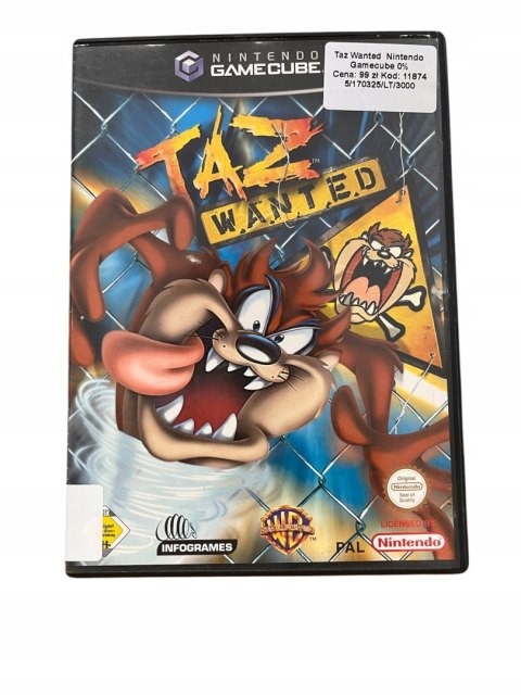 Taz Wanted Nintendo GameCube Używana Taz Wanted Nintendo GameCube Używana