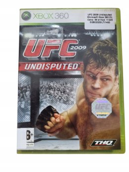 UFC UNDISPUTED 2009 Xbox 360 Używana