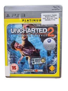 UNCHARTED 2: POŚRÓD ZŁODZIEI AMONG THIEVES Playstation 3 PS3 Używana