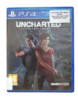 Uncharted the Lost Legacy / Zaginione Dziedzictwo PS4 Playstation 4 Używana