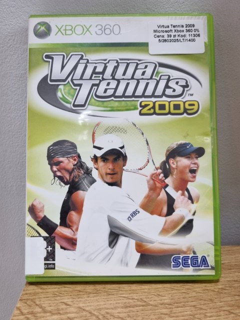 Virtua Tennis 2009 Xbox 360 Używana Virtua Tennis 2009 Xbox 360 Używana