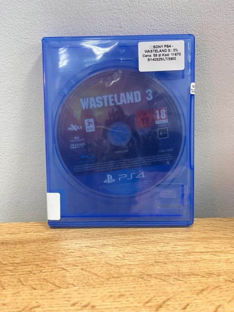Wasteland 3 Playstation 4 PS4 Używana Wasteland 3 Playstation 4 PS4 Używana