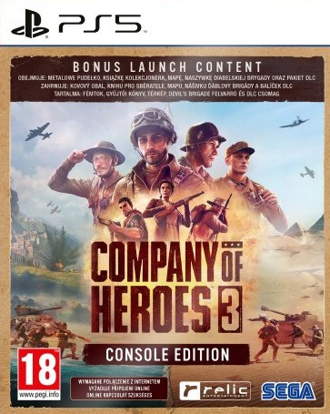 Company of Heroes 3 Console Edition Playstation 5 PS5 Nowa Company of Heroes 3 Console Edition Playstation 5 PS5 Nowa