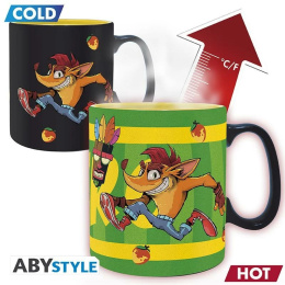 Kubek Termoaktywny Crash Bandicoot - Nitro (460 ml) - ABS
